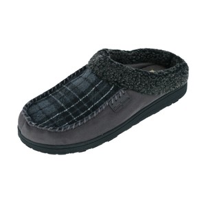 men's dearfoams microfiber clog slippers