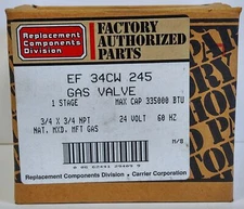 Factory Authorized Parts 36C68-801 3/4 NPT 24 V Natural Gas Valve for Carrier