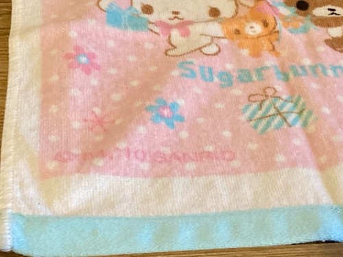 Sanrio Sugar Bunnies Shirousa Kurousa Set of 4 Bag Towel Hair Band Multi Case - Picture 8 of 14