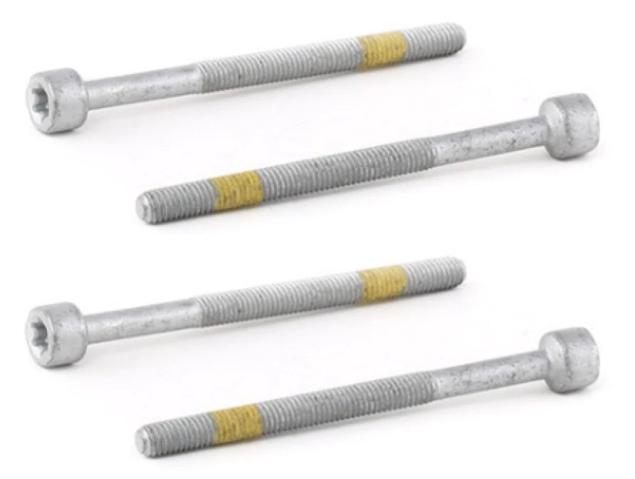 4x FEBI 28407 Zylinderschraube + Dichtringe Einspritzdüse Injektor MERCEDES CDI - Bild 3 von 4