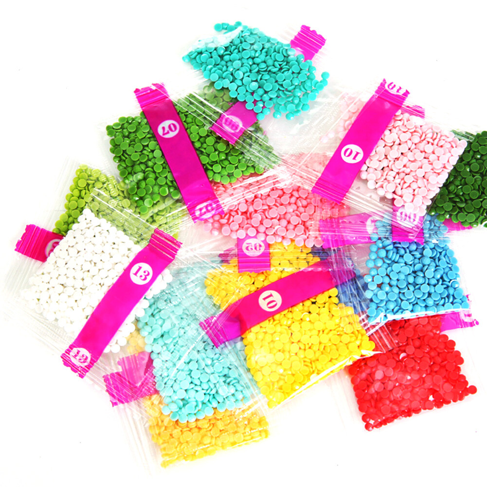  5D DIY Full Round Drill Diamond Painting Crystal Flower Kit Home