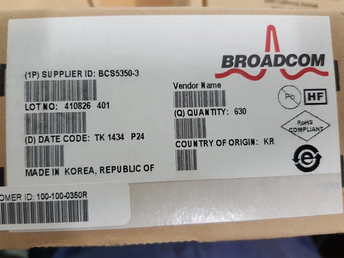 LOT OF 630 PCS OF BROADCOM BCS5350-3 BCS5350 IC,WiMAX CPE Chipset
