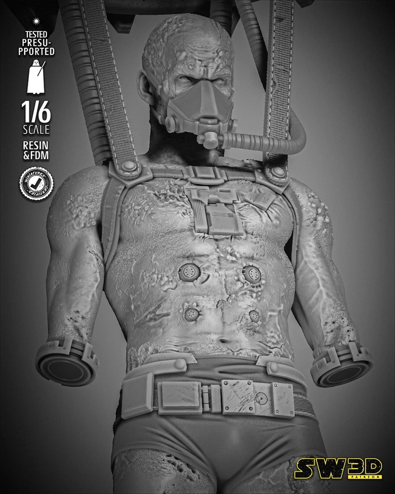 3D Printed 16K FAN MADE STAR WARS Darth Vader In The Bacta Tank 350mm approx. - Image 3 of 4