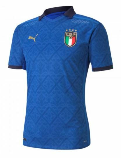 FIGC ITALIA MAGLIA NAZIONALE CASA PUMA AUTHENTIC GARA imbustata PUMA 2020 /  2021 - home.sdcTitle