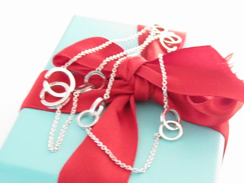 Tiffany & Co Silver 1837 Multi Circles Interlocking 16" Necklace - Picture 3 of 9