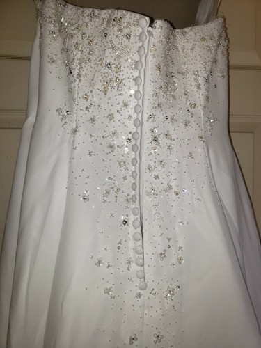 Mori Lee By Madeline Gardner Wedding Dress. Size 14 with Veil - 第 4/12 張圖片
