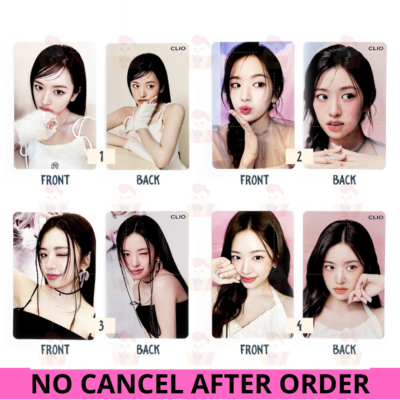 IVE - YUJIN X CLIO PHOTOCARD Double-sided PHOTO OFFICIAL AN YUJIN