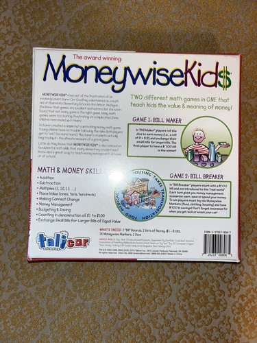 Aristoplay Moneywise Kids Game Learning Money 2 Fun Games in One SEALED - Picture 5 of 5