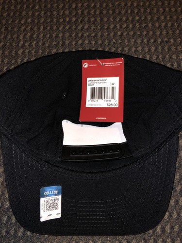 New Nike Air Jordan X Oregon Ducks Snapback Hat Limited Sold Out Black - Picture 3 of 4