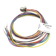 Turck FKFDV 12-0.5 EuroFast Cordset M12 12-P Female/Leads, 0.5m, 60VAC/75VDC 2A
