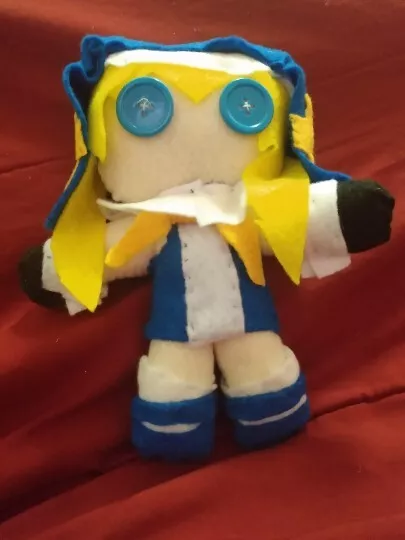 Bridget (guilty gear) handmade felt fighting game plush