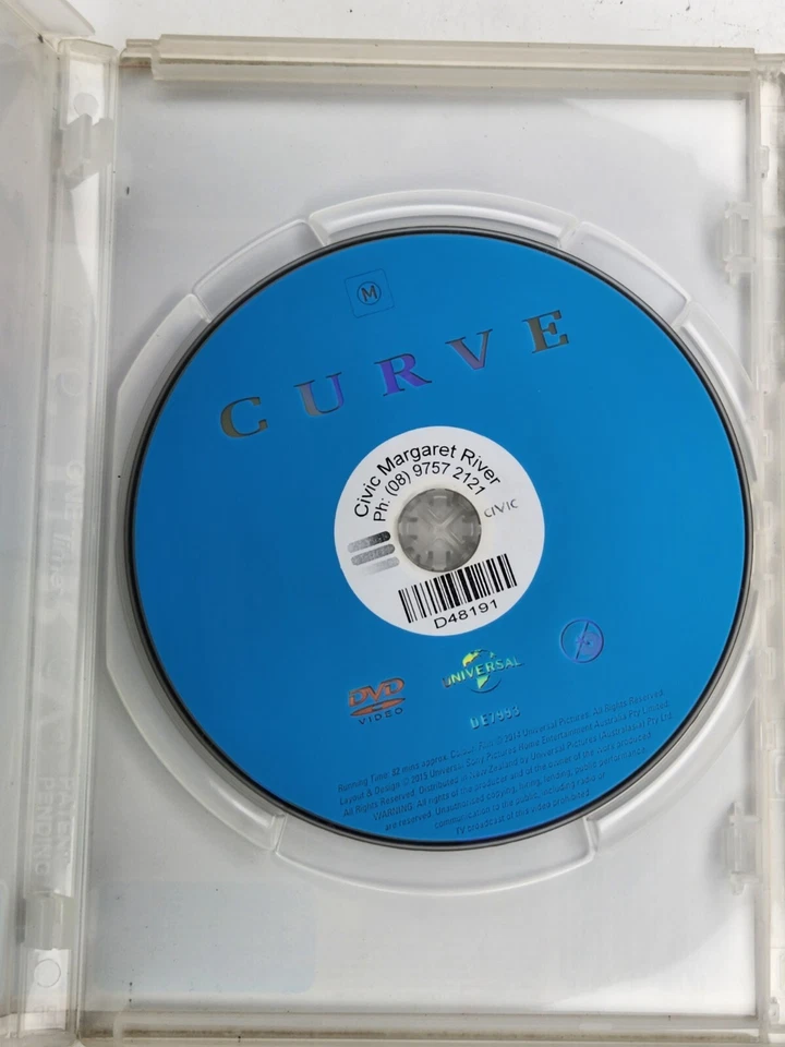 Curve [DVD] [2015] [DVD][Region 2,4,5] Julianne Hough - Ex Rental - Image 2 of 3