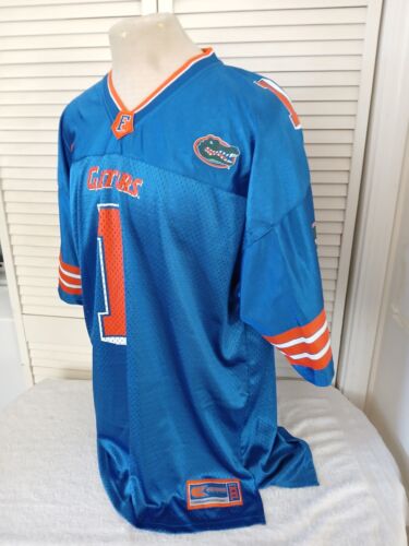Camiseta deportiva Coliseo, Florida Gators #1, para hombre, azul, talla XL, réplica de fútbol, SEC, NCAA - Imagen 12 de 13