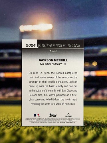 2025 Topps Series 1 GREATEST HITS Insert - You Pick - Complete Your Set - Bild 15 von 34