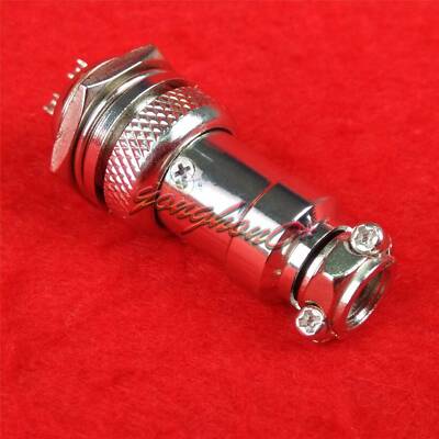 1PCs 4Pin Male Female Panel Chassis Harness AC-DC Power Connector Kit 1 #F10