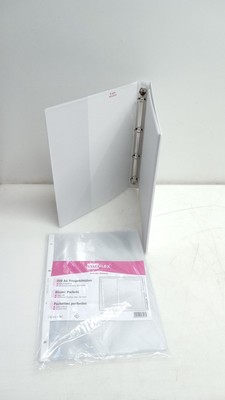 Veloflex 4101090 - Tisch-Flipchart A4, Praesentation, Flipchart, Aufstellringbuc