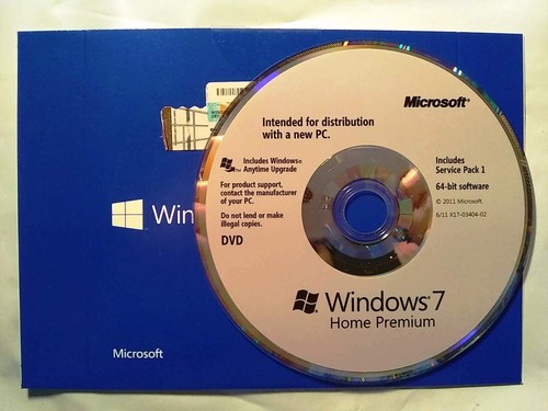 Windows 7 Home Premium 64 bit Full Version SP1 w/ 3 Product Keys for 3 PCs - 第 3/3 張圖片