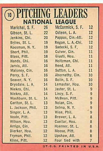 1969 Topps Vintage Baseball "key player/Leaders Cards" U-pick - Picture 12 of 53