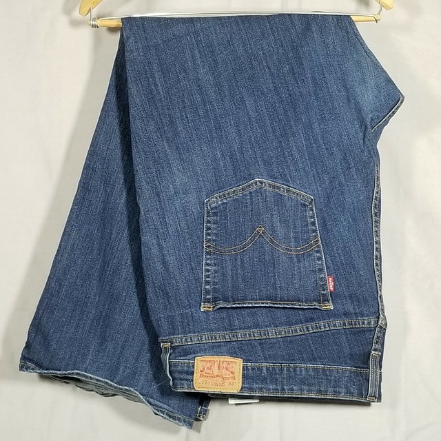 Leviâs 415 Relaxed Boot Cut Blue Denim Jeans Women 24W Plus Stretch 31