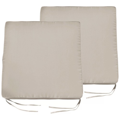 Outdoor 2 Pack Seat Cover Patio Chair Cushion Covers 25"X25"X4" - Cover Only - Picture 50 of 62