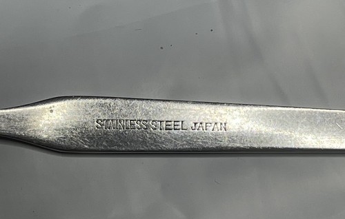 3 Cordova Edelstahl Besteck von Riviera Japan schwarze Akzent Löffel 6 1/4" - Bild 5 von 5