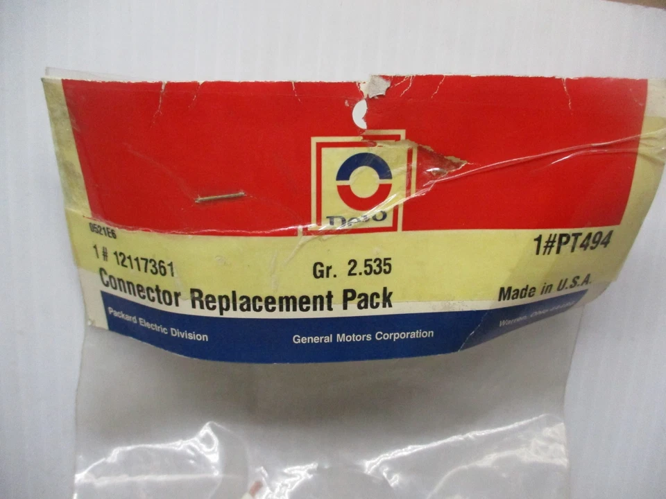 GM Alternator Harness 3 Wire Connector Kit GM# 12117361 - Image 2 of 2