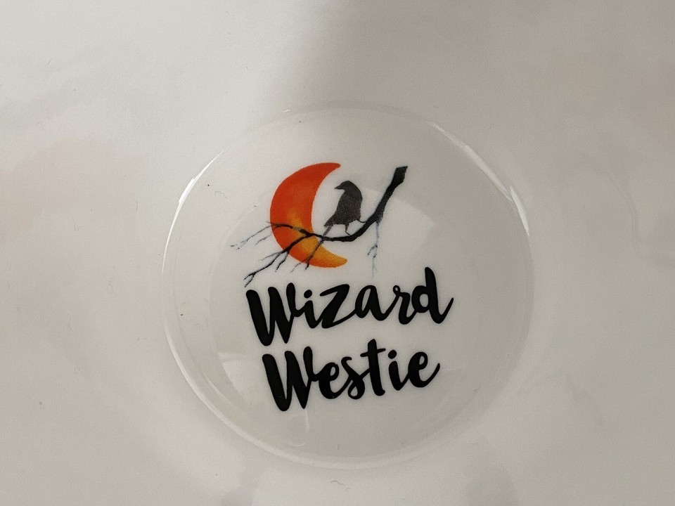 Portobello By Inspire China Mug Halloween Westie Dog Wizard Coffee Tea