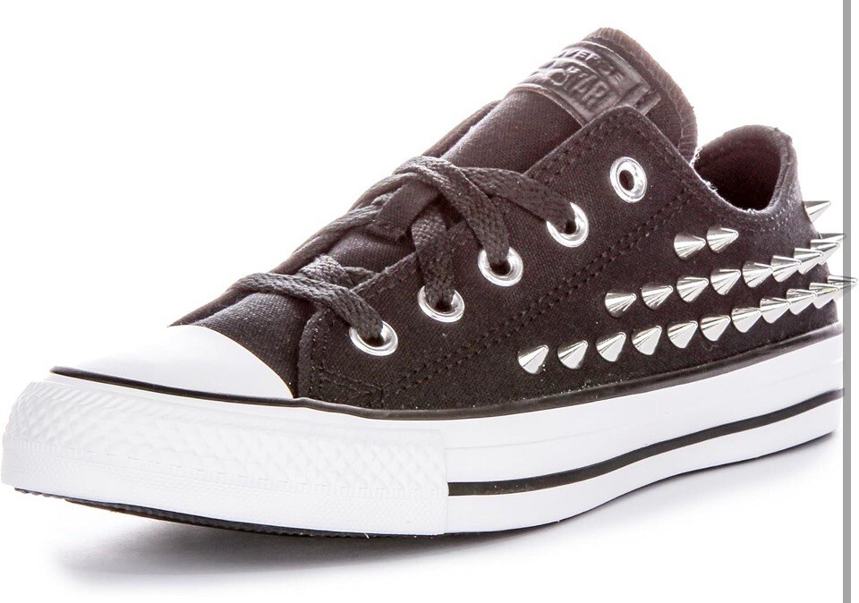 Converse STUDDED Chuck Taylor All Star Low Black White