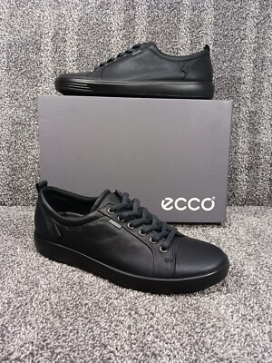 New ECCO Soft 7 Gore-Tex GTX Womens Size EU 41 US 10-10.5 Black Waterproof Shoes
