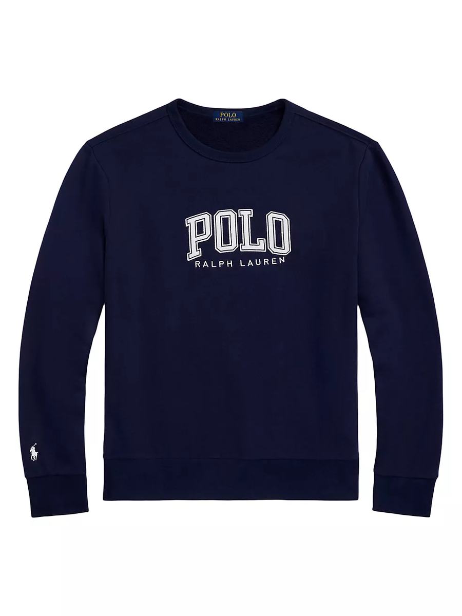 トップス POLO BY RALPHLAUREN BIG SWEAT SHIRTS NWT Polo Ralph Lauren Big & Tall Navy Blue POLO LOGO Fleece