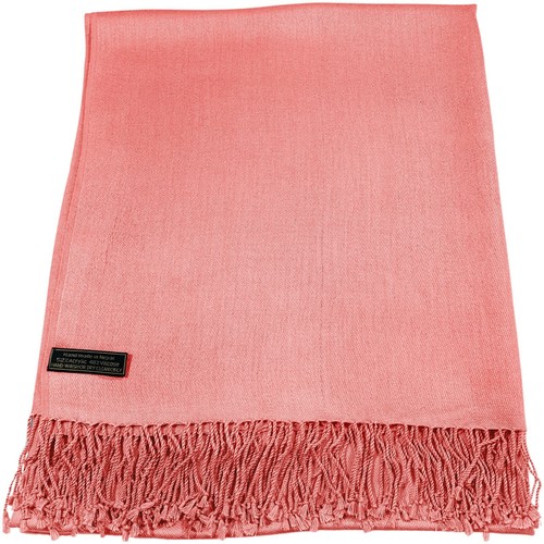 CJ Apparel Rose Pink Solid Color Shawl Seconds Scarf Stole Wrap Pashmina **NEW** - Picture 8 of 12