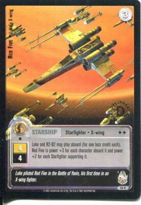 Star Wars Jedi Knights TCG Premiere #26 Red Five [L] GOLD