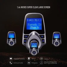T11 Bluetooth FM Transmitter USB Car Charger Kit  iPod Audio Player iPhone HTC