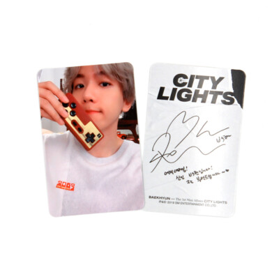 EXO BAEKHYUN] City Light / Day Ver. / Official Photocard