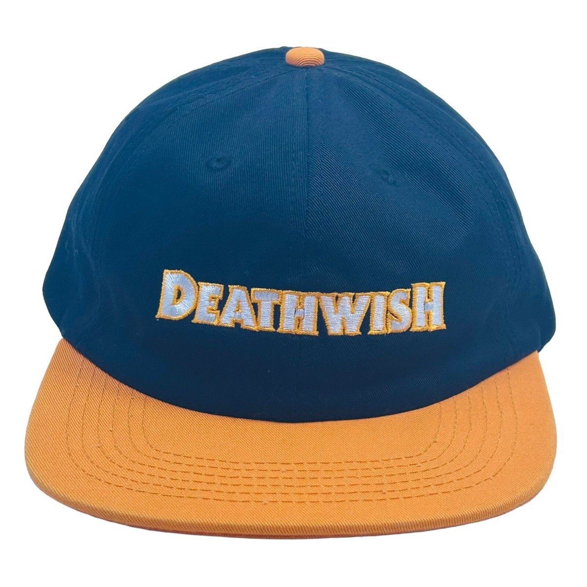 Deathwish Death Wish Black Orange Skateboard Skate Cap Hat 