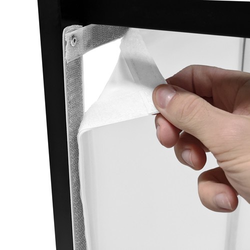 DJ Booth System Ständer Kabine Tisch Faltbar Mobil Setup Disco Schwarz Weiß - Afbeelding 9 van 12