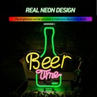Beer Time Neon Sign Bar Led Night For Room restaurant window decor glowing Light