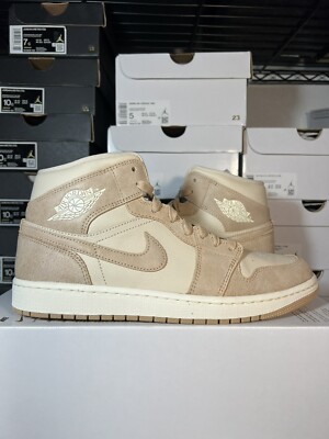 Nike Air Jordan 1 Mid SE Legend Light Brown BRAND NEW Size 11.5 Womens