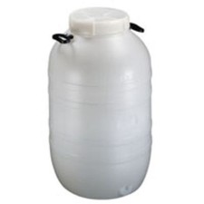 FUSTO BOCCA LARGA CON ATTACCO RUBINETTO 30 LITRI SIRSA