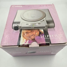 Canon Selphy DS700 Compact Photo Printer Color Inkjet USB Unused COMPLETE