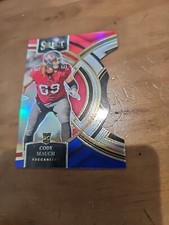 2023 Select Football Red Blue Premier Level Die cut Prizm Cody Mauch Buccaneers