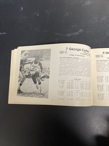 1974-1975 ABA Memphis Sounds media guide ABA Basketball - Imagen 7 de 11