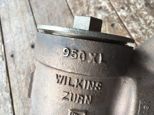 NEW WILKING ZURN 950XL 1 1/4" REDUCED PRESSURE BACKFLOW PREVENTER - Picture 2 of 6