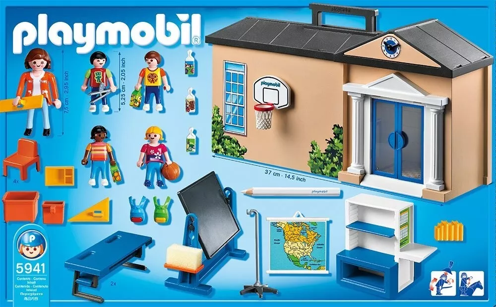 Salle de classe transportable Playmobil City Life 5941 - La Grande