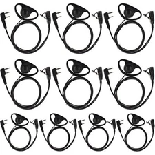 Earpiece Headset PTT for Kenwood Puxing Wouxun Baofeng 2 Way Radio Walkie Talkie