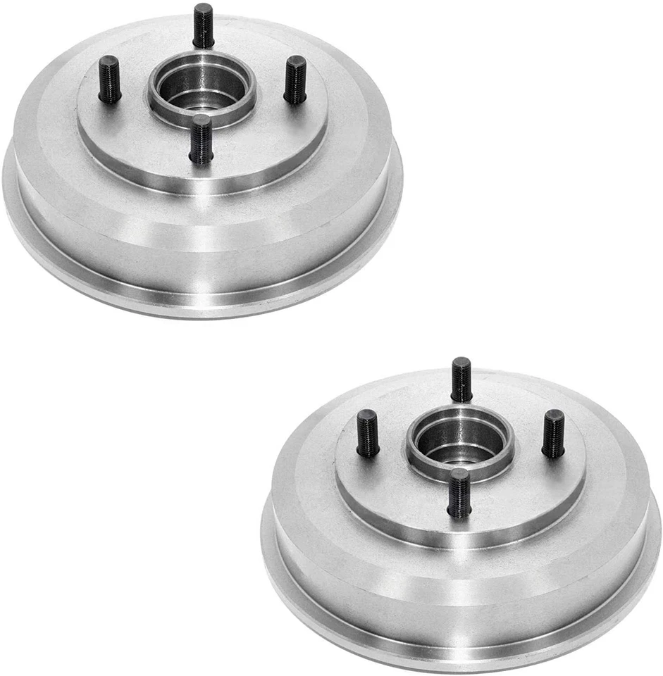 Kit de tambores de freno traseros y zapatas de freno para Ford Focus 2000-2008 excluye SVT Foto 3 de 4