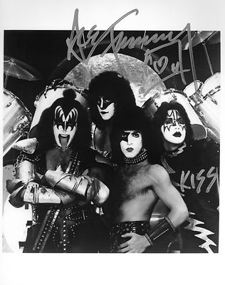 ☕KISS Ace Frehley 2001年直筆サインフォトフレ－ム ☕KISS Ace Frehley 2001年直筆サインフォトフレ－ム
