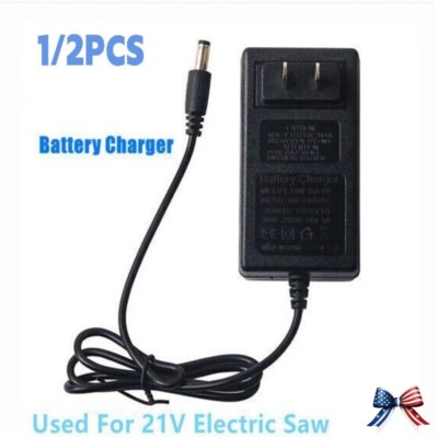 Battery Charger For Mini Electric Chain Saw 21V 1A Special Battery 1/2X 50/60Hz