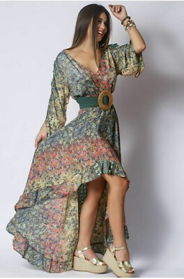 KARMA HIGHWAY Gypsy Hi-Lo Flowy Hi-Lo Maxi Dress-NWT OS | eBay