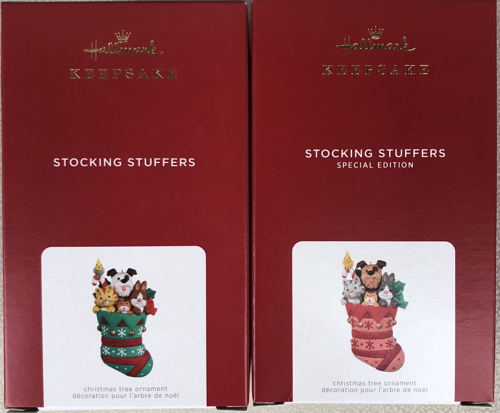 2021 Hallmark Stocking Stuffers Limited Special Edition LE Set Repaint - New